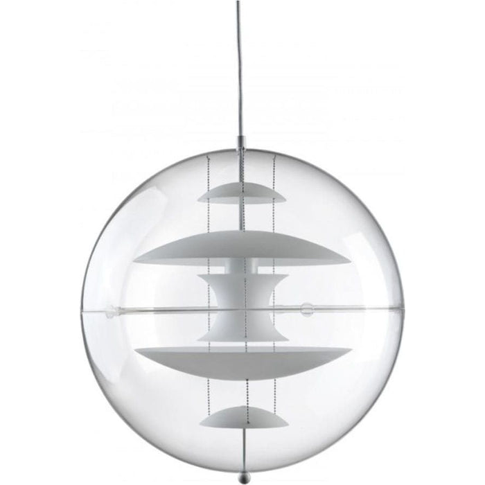 Photo of Vp Globe Glass Pendant Ø40  - Pendellampor - Verner Panton - Vit