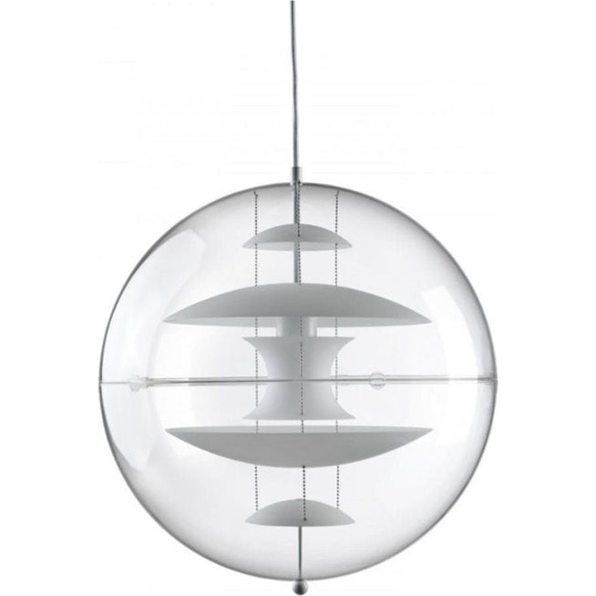 Photo of Vp Globe Glass Pendant Ø40  - Pendellampor - Verner Panton - Vit