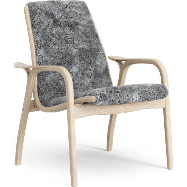 Photo of Laminett Arm Chair White Pigmented Oak/sheep Skin