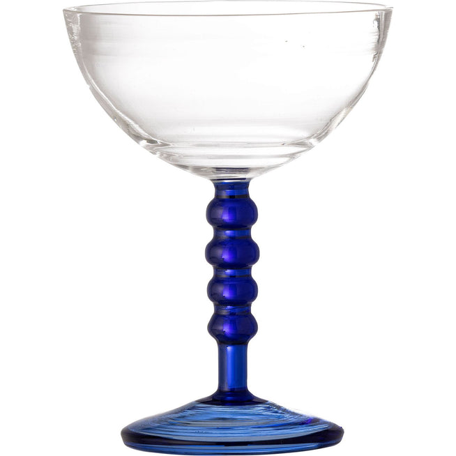 Photo of Noemi Cocktail Glass Blue Set of 6