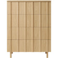 Thumbnail photo of Rib Dresser W. 4 Drawers Oak - Dressers - Simon Legald - Wood Colored - Wood