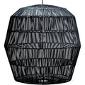 Thumbnail photo of Hanging Lamp Nama 5 Black Rattan Ø78cm