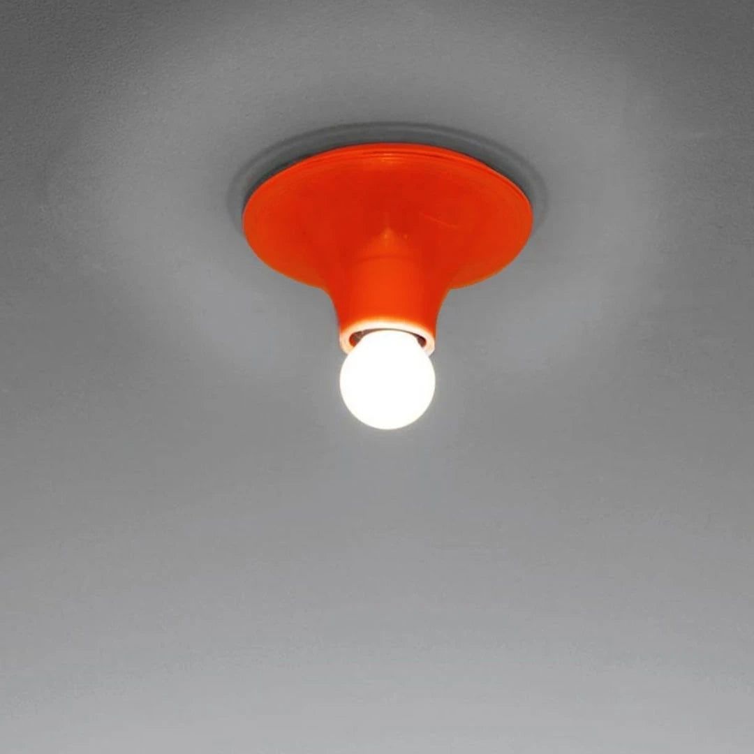 Teti Wall/Ceiling Lamp Orange - Artemide