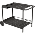 Luxembourg Side Bar/trolley Bar, Liquorice - Small Tables & Outdoor Side Tables - Frédéric Sofia - Black - Metal