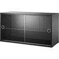 Thumbnail photo of String Cabinet/Display Case Black stained ash - Wall shelves - Nils Strinning - Wood coloured - Mdf
