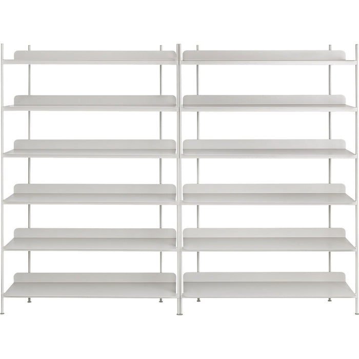 Photo of Compile Shelving System/configuration 8, Grey - Hyllsystem - Cecilie Manz - Grå - Metall