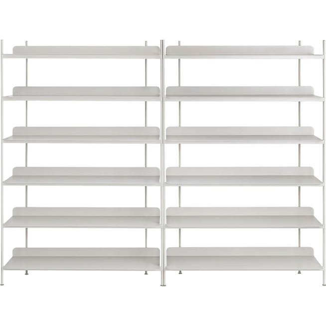 Photo of Compile Shelving System/configuration 8, Grey - Hyllsystem - Cecilie Manz - Grå - Metall