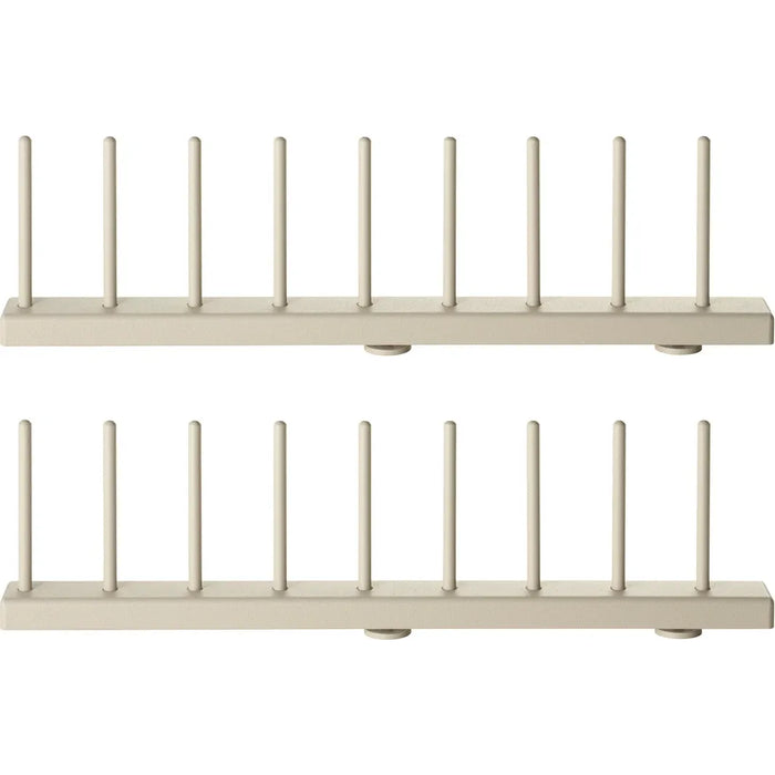 Photo of Tallriksställ Beige thong - 30 cm/8 Tallrikar - Hyllsystem - Anna von Schewen,björn Dahlström - Beige - Metal