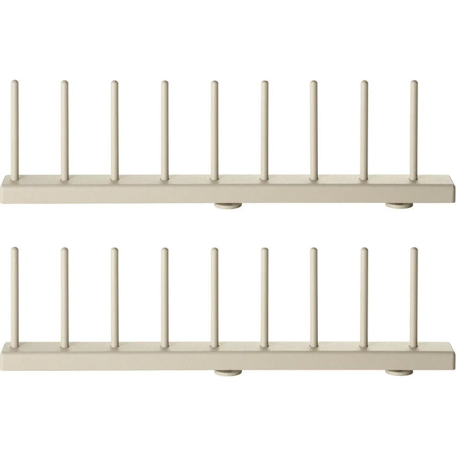 Photo of Tallriksställ Beige thong - 30 cm/8 Tallrikar - Hyllsystem - Anna von Schewen,björn Dahlström - Beige - Metal