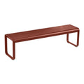 Bellevie Bench Red Ochre - Garden Benches - Pagnon & Pelhaître - Red - Metal