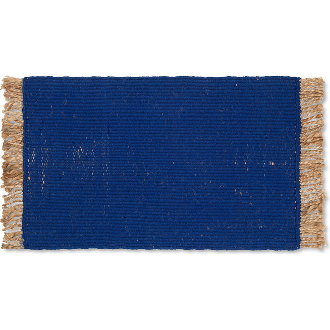 Photo of Block Mat - Gulvtæppe - Blue - B: 80 X H: 50 Cm