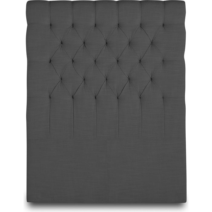 Photo of Paula Headboard Linen, dark grey