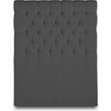 Paula Headboard Linen, dark grey