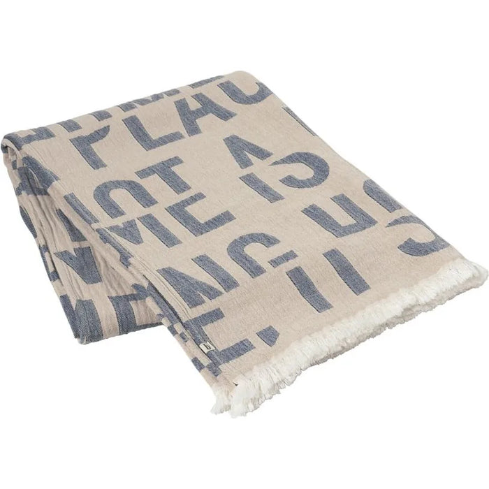 Photo of Citat Plaid Sand