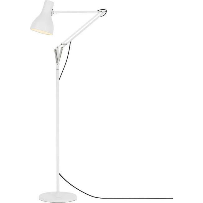 Photo of Type 75 Floor Lamp Jasmine White - Reading Lamps - Sir Kenneth Grange - White