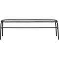 Thumbnail photo of Vig Bench - Havebænk - Black - L150 X W50 X H46 Cm