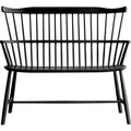 Thumbnail photo of J52d Bench Beech Black Painted