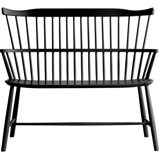 Photo of J52d Bench Beech Black Painted