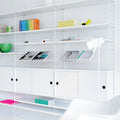 Thumbnail photo of String Magazine Shelves/Wire, Black - Shelving - Nils Strinning - Black - Metal