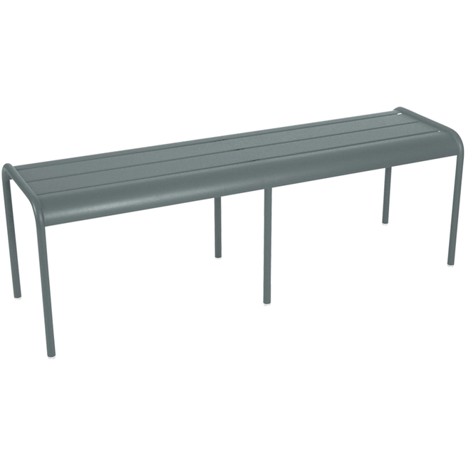 Photo of Luxembourg 3/4 Seater Bench Storm Grey 26 - Garden Benches - Frédéric Sofia - Grey - Metal