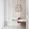 Thumbnail photo of Mesh D86 Ø55 cm - Chandeliers - Francisco Gomez Paz,Paolo Rizzatto - Black