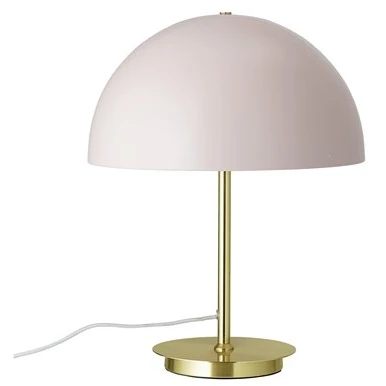 Photo of Table Lamp Gold Look With Pink Lampshade