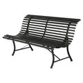 Thumbnail photo of Louisiane Bench 150 cm, Liquorice - Garden Benches - Black - Metal