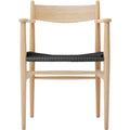Thumbnail photo of Carl Hansen - Ch37, Oiled oak, black braided paper string - Dining chairs - Hans J. Wegner - Wood
