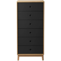 Thumbnail photo of A87 Butler High Chest of Drawers - Oak /