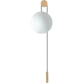 Rise & Shine Wall Mirror Natural Oak/brass