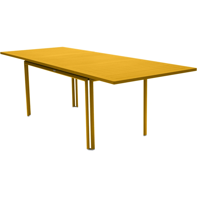 Photo of Costa Table With Extension Honey 73 - Matbord Utomhus - Gul - Metall