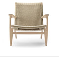 Thumbnail photo of CH25 Lounge Chair - White Oiled Oak