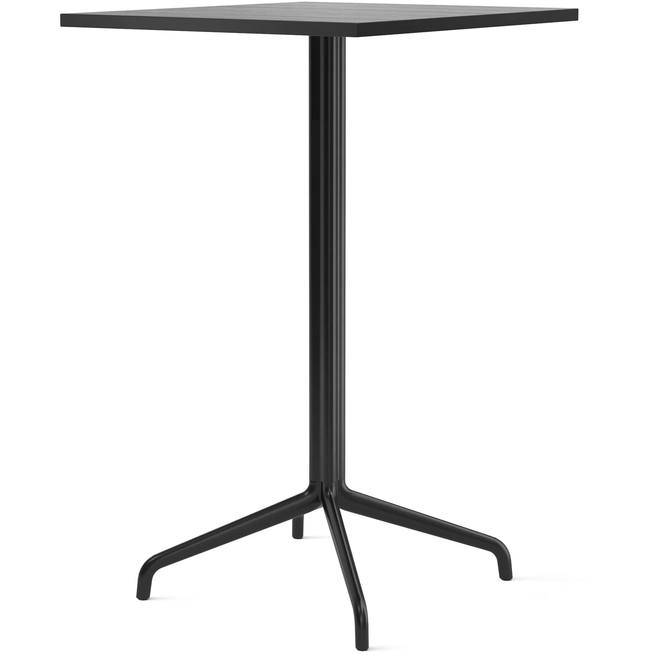 Photo of Harbour Column Bar Table 4-star - Black/black Oak - 70x60 Cm - Barbord - Norm Architects - Svart - Metall/trä