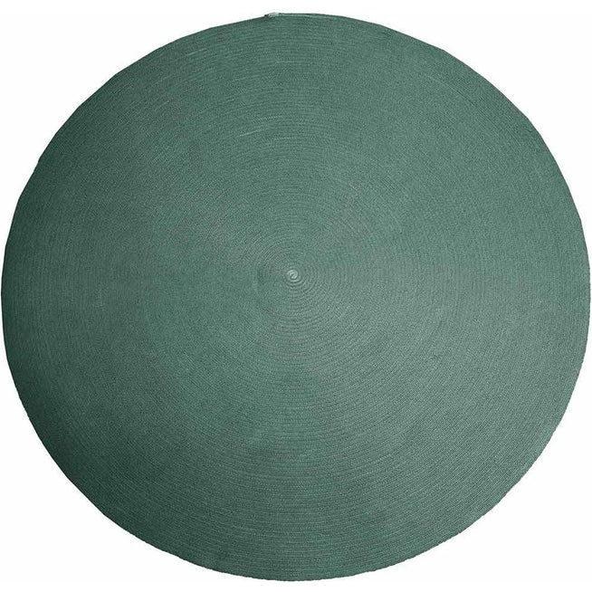 Photo of Circle Rug Round Dark Green