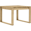 Carl Hansen - Bk16 Side Table, Outdoor, Untreated Teak - Small Table & Side Table Outdoor - Bodil Kjær - Wood