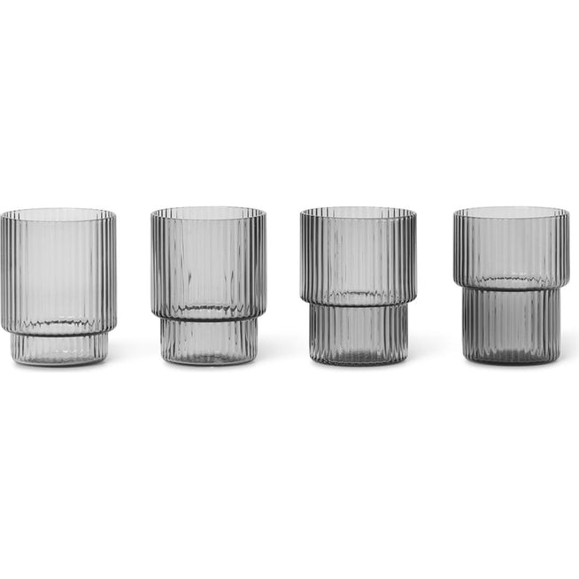 Photo of Ripple Glass (set Of 4) - Glas