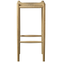 J164B High Bar Stool from Fdb Møbler (Black Lacquered Oak)