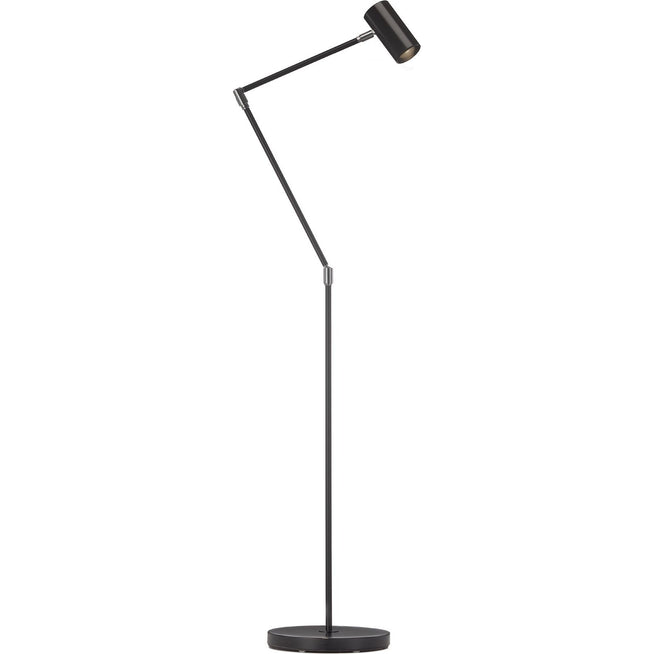 Photo of Minipoint Floor Lamp with Arm - Black - Reading Lamps - Studio Construction & Bergboms - Black