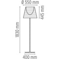 Thumbnail photo of KTribe F3 Floor Lamp