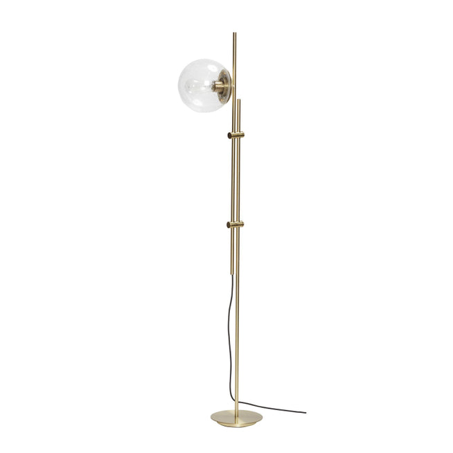 Photo of Gulvlampe Metal / Glass - Brass