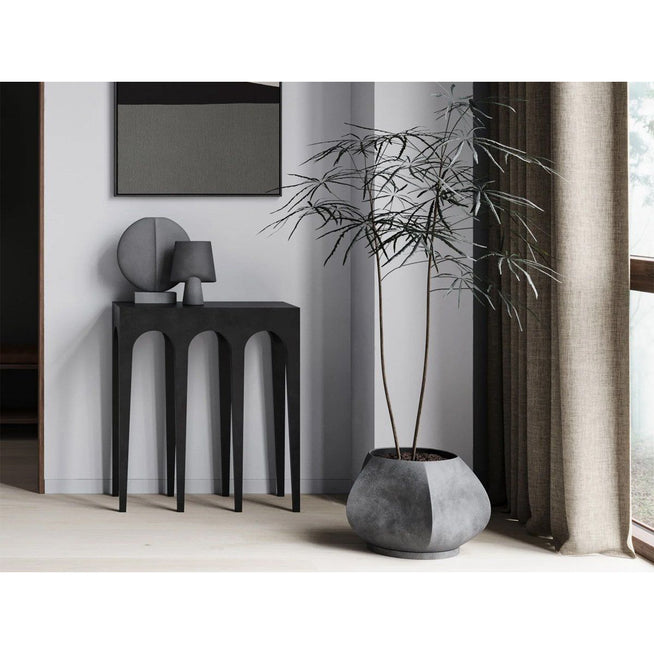 Photo of Bow Console Coffee - Console Table - Kristian Sofus Hansen,tommy Hyldahl - Brown - Stone