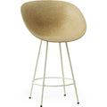 Thumbnail photo of Mat Bar Armchair 65 Cm Steel - Bar Stool - Hemp / Cream Steel - H100 X W64 X D55 X Sh65 Cm