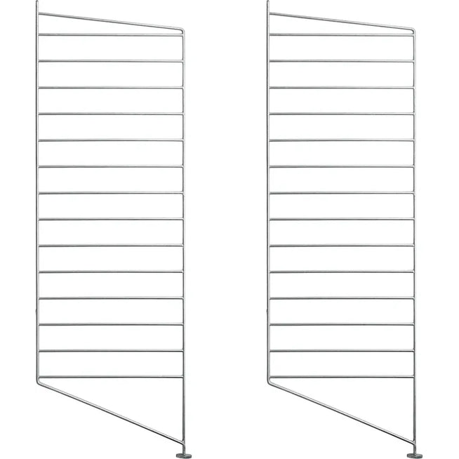 Photo of String Floor Headboard 85, Galvanized, 2-pack - Outdoor storage - Nils Strinning
