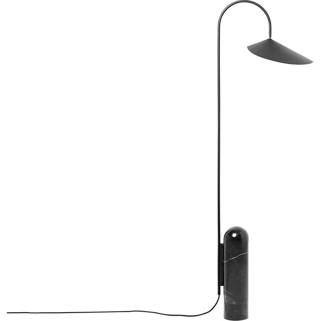 Photo of Arum Floor Lamp - Bordlampe - Black - B25.6 X H136 X D41.9 Cm