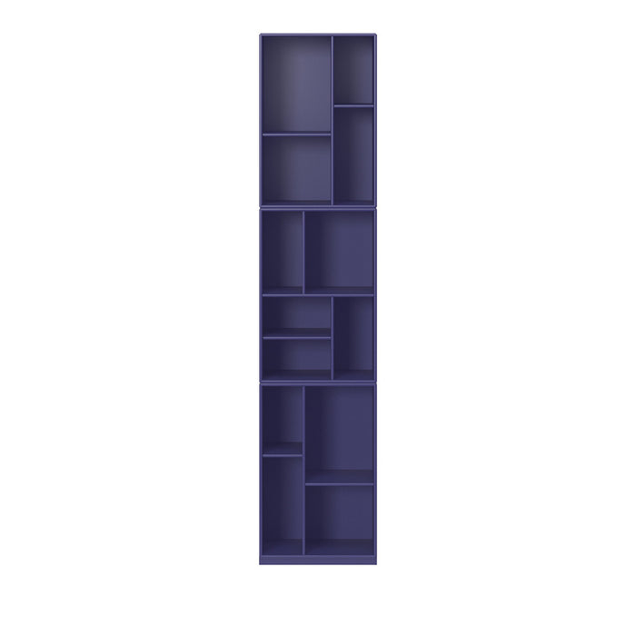 Photo of Loom Slim Bookcase, Plinth H3 Cm - Monarch - Bokhyllor - Peter J. Lassen - Blå - Mdf