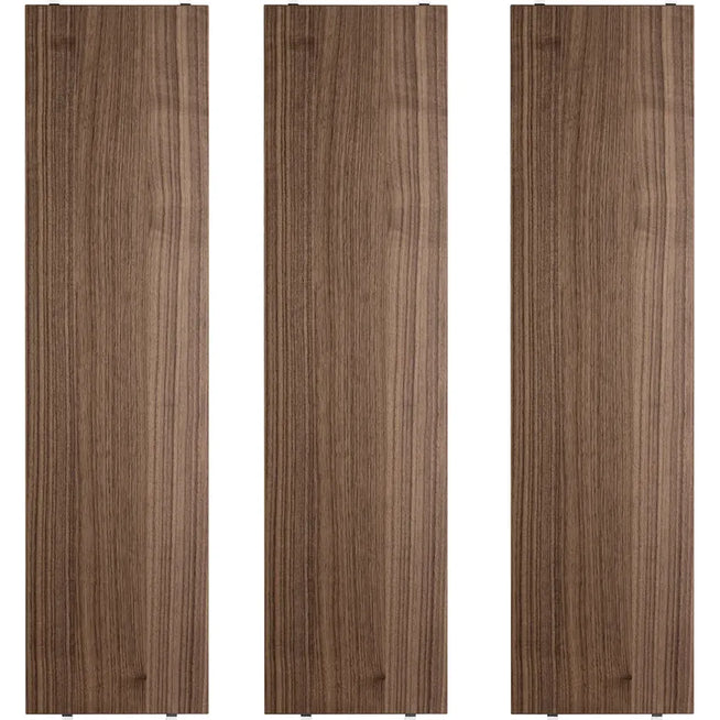 Photo of String Shelves 78x20, Walnut, 3-pack - Shelving - Nils Strinning - Wood coloured - Mdf/wood