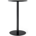 Thumbnail photo of Harbour Column Counter Table Ø60 Black Painted Oak Veneer With Black Base - Barbord - Norm Architects - Svart - Metall/trä