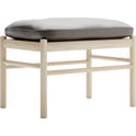 Carl Hansen - Ow149F - Colonial Footstool, Soaped Oak, Leather Group B Thor
