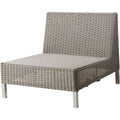 Thumbnail photo of Connect Single Seat Module, Cushion: Brown, Taupe, Cane-line Weave, Cane-line Natté, Legs: Galvanized Steel - Outdoor Armchairs - Cane-line Design Team,cane-line
