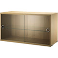 Thumbnail photo of String Cabinet/Display Case Oak - Wall Shelves - Nils Strinning - Wood Coloured - Glass/Wood